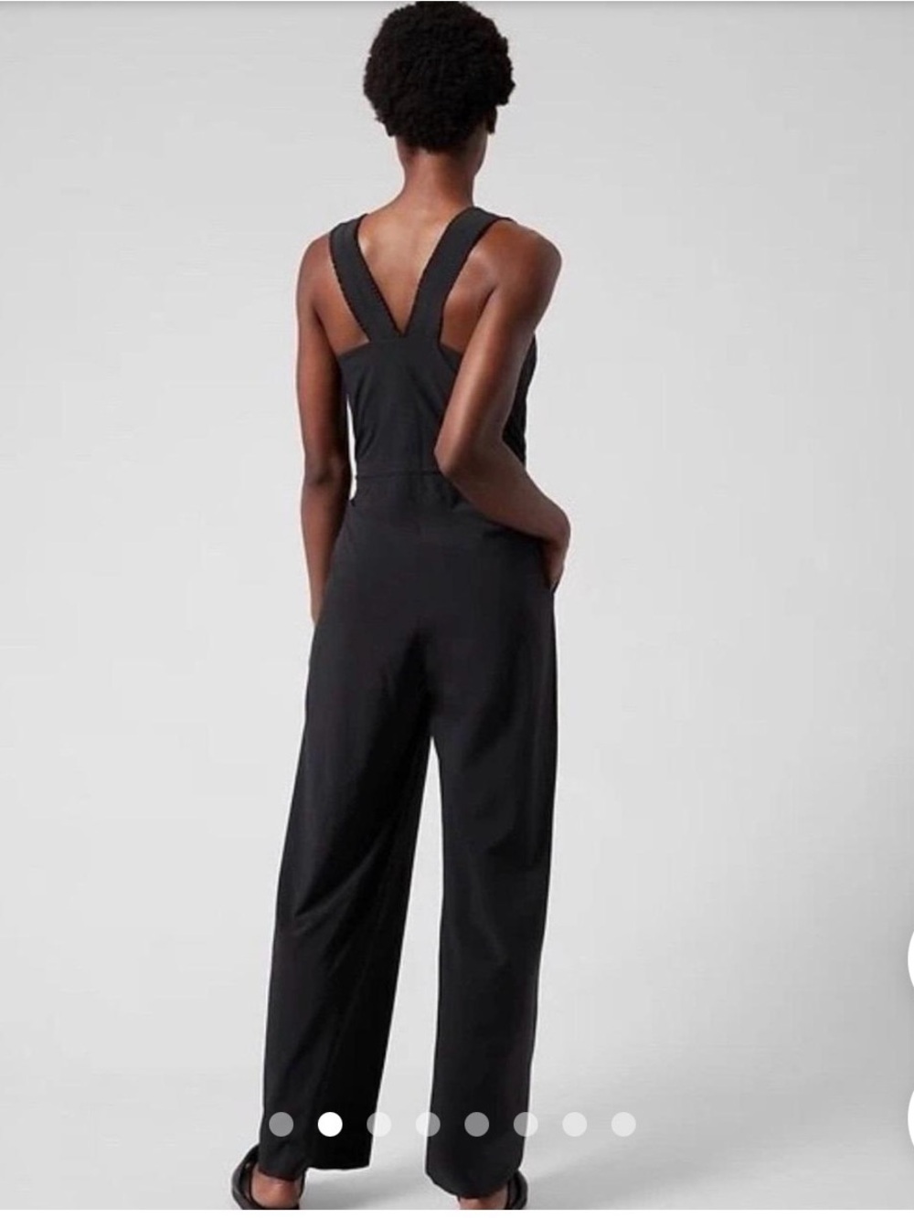 Athleta Savannah Jumpsuit Size 8 - Picture 2 of 7